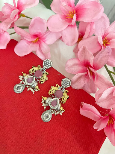 Majestic Temple-Inspired Festival Earrings
