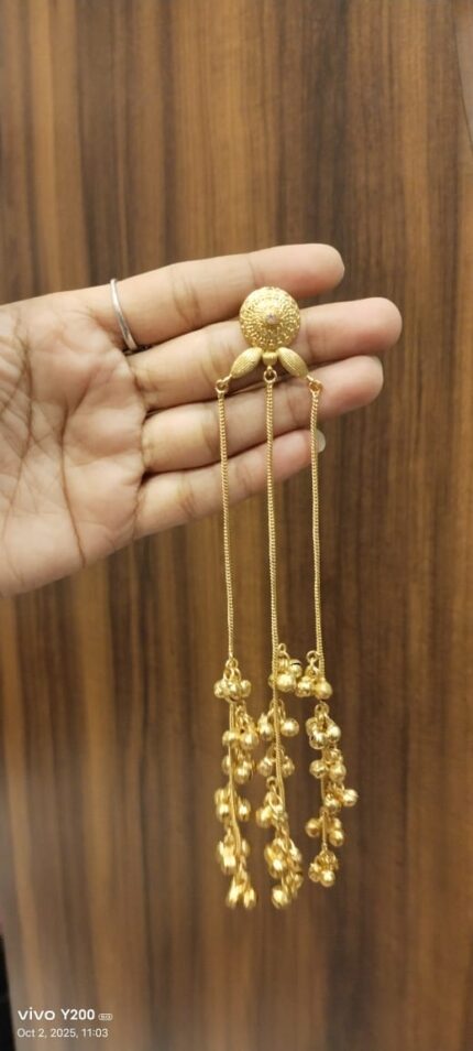 Crown Jewel Danglers – A Statement of Royal Beauty